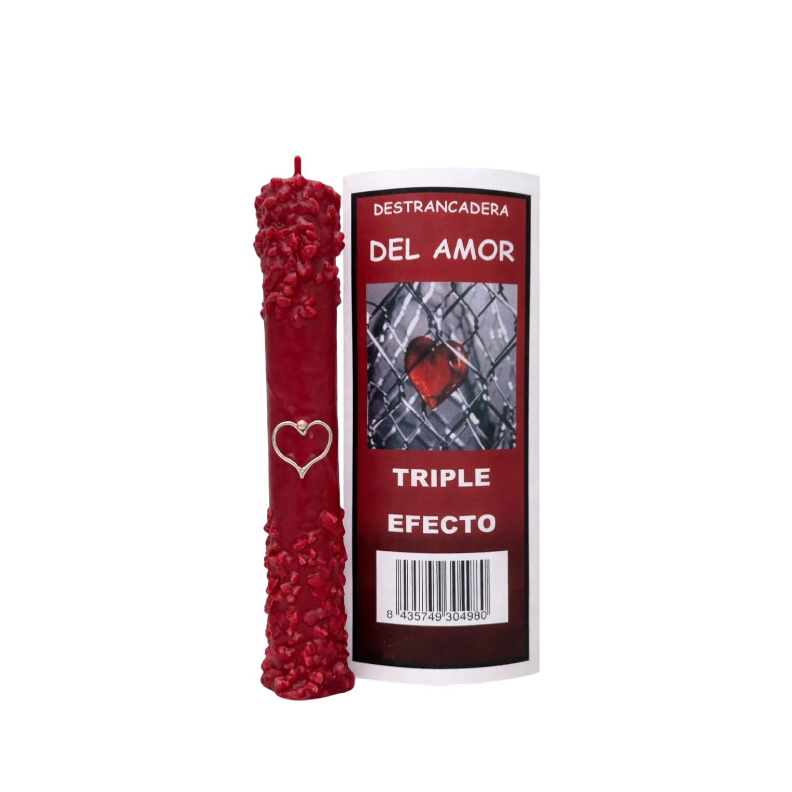 Vela Triple Efecto Amor para Romper la Mala Suerte en el Amor Ritualizada