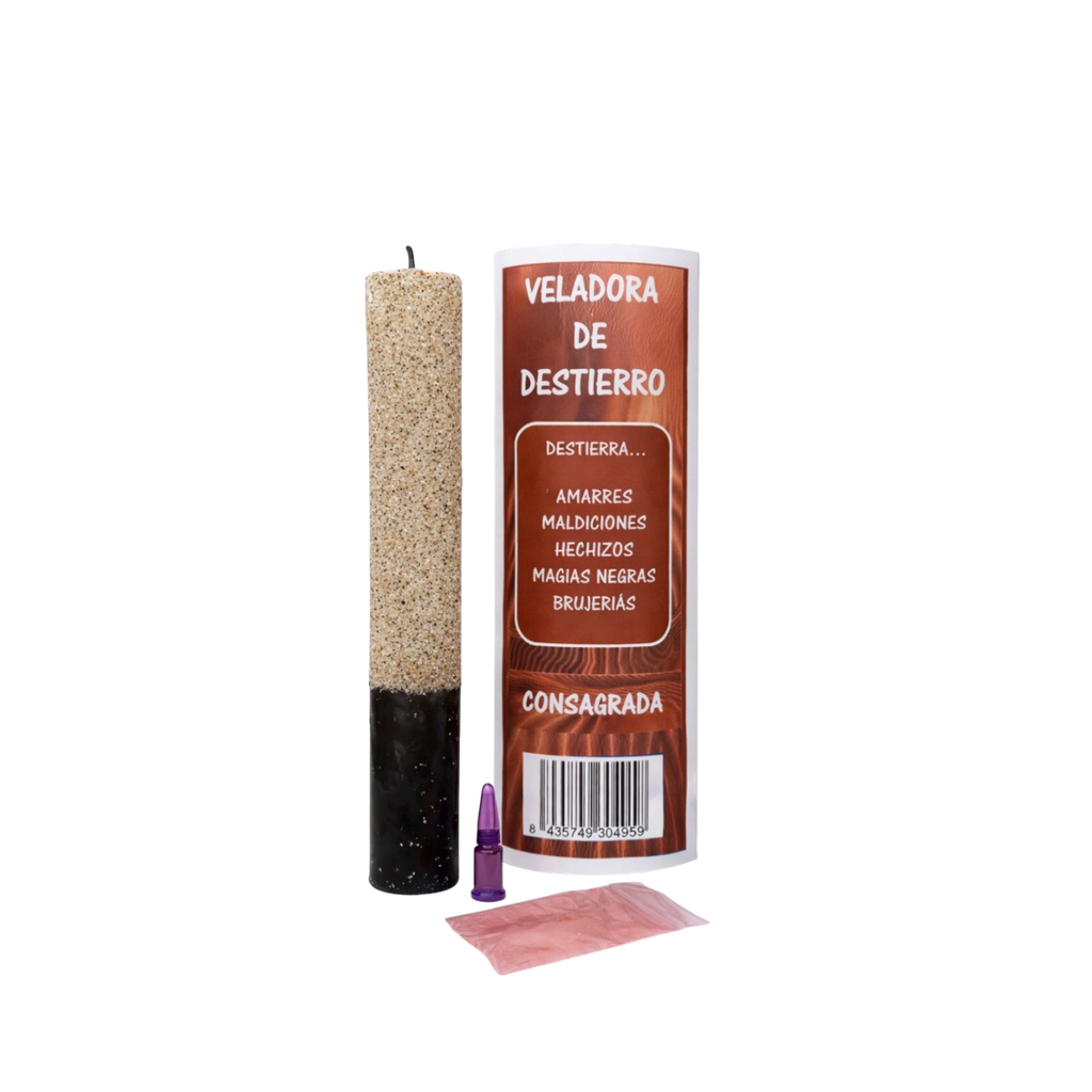 Vela de Destierro para Eliminar Magia Negra, Brujerías y Amarres