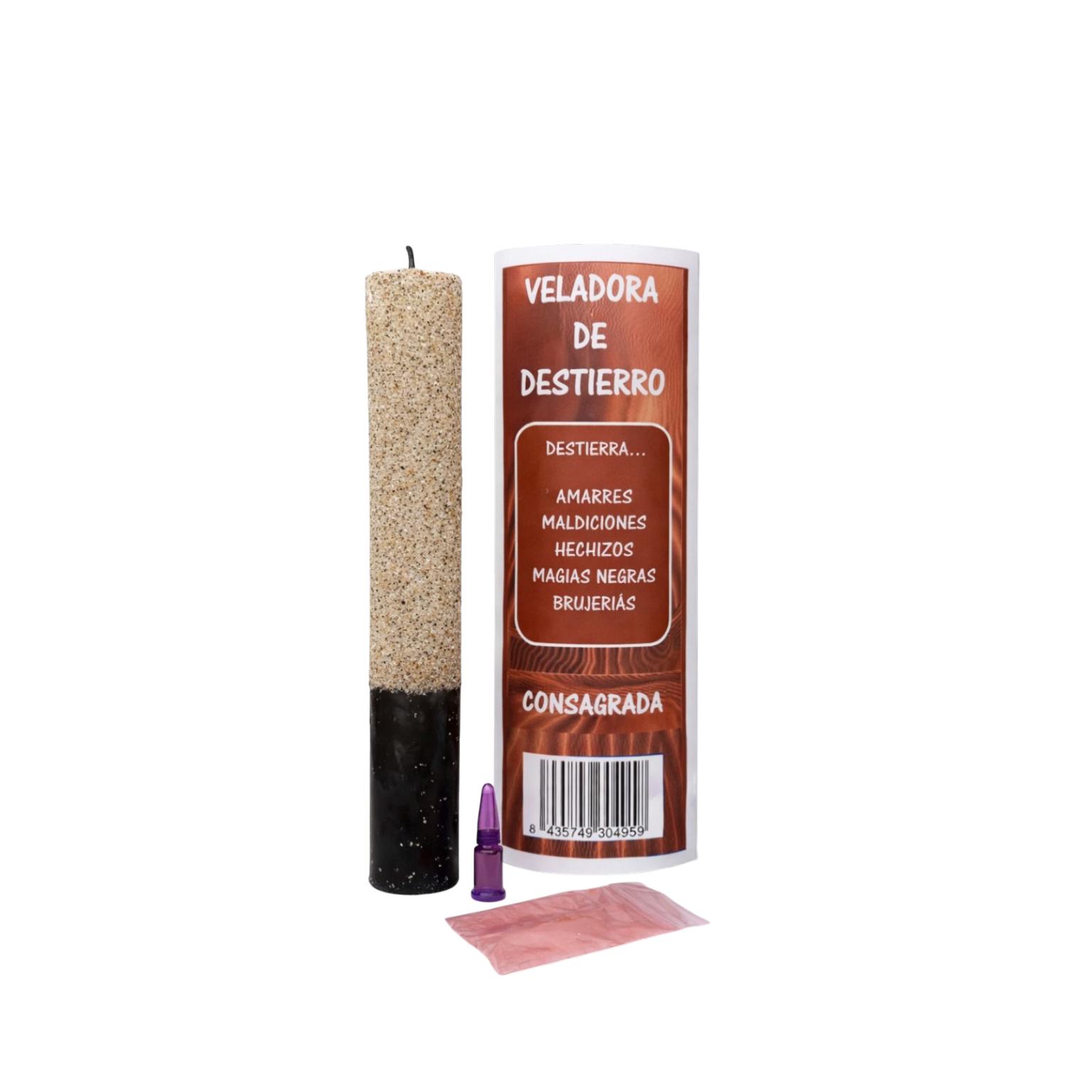 Vela de Destierro para Eliminar Magia Negra, Brujerías y Amarres
